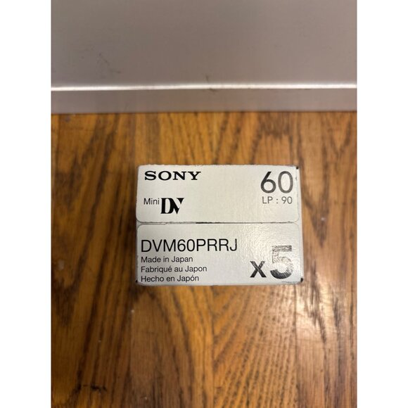 Sony DVC Mini Digital Video Cassette 60 Min Premium x5 - Picture 3 of 3